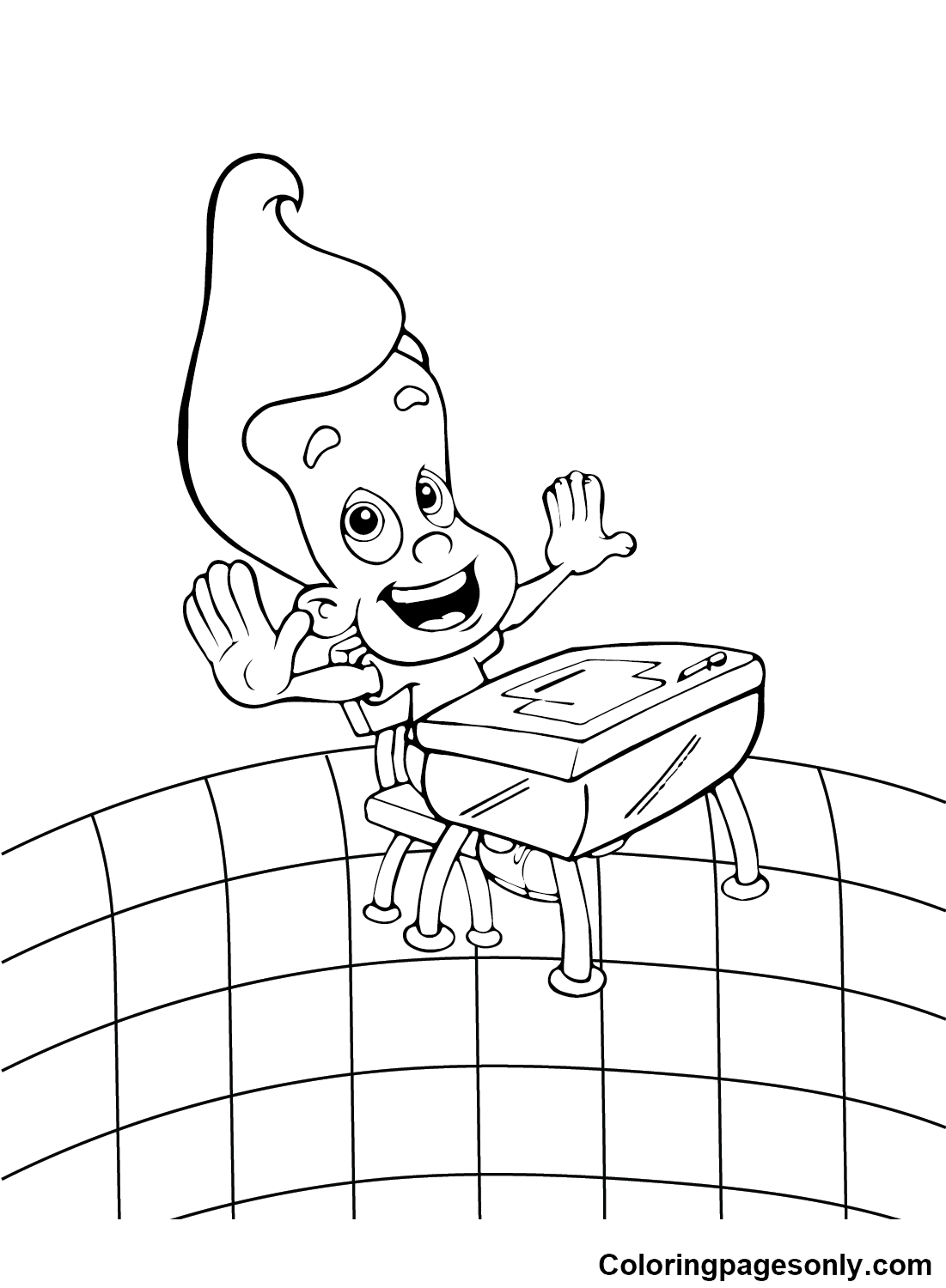 Pictures Jimmy Neutron Coloring Page