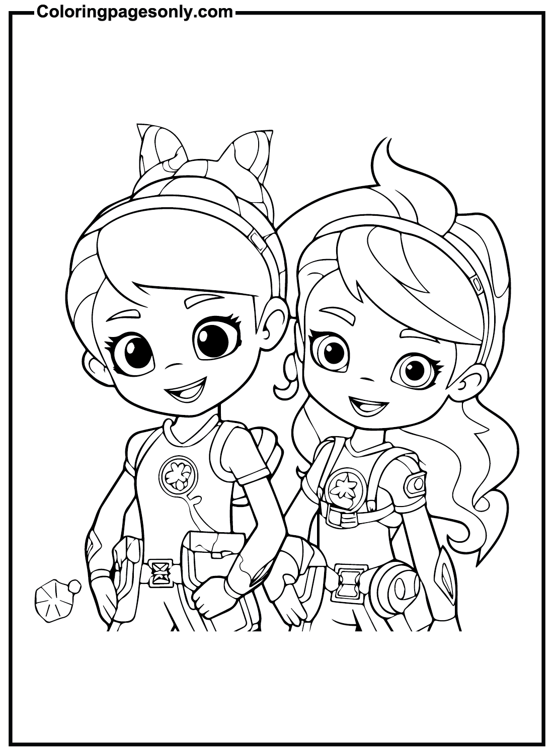 Pictures Rainbow Rangers Coloring Pages
