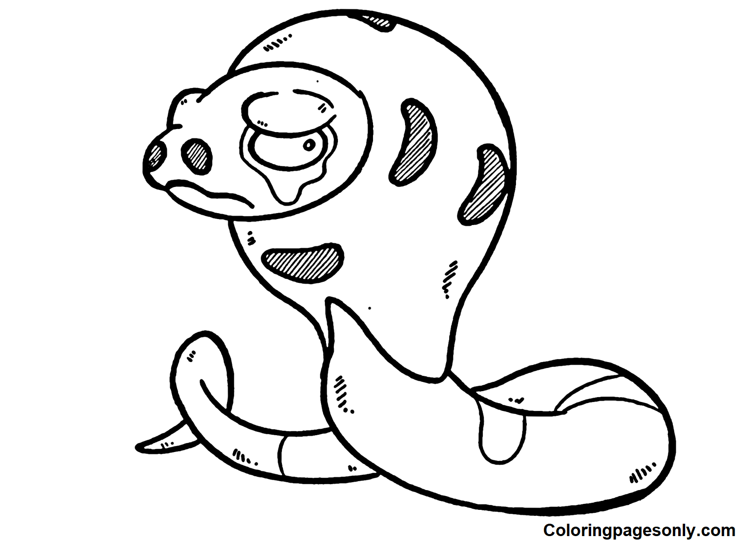 Pokemon Silicobra Images Coloring Page
