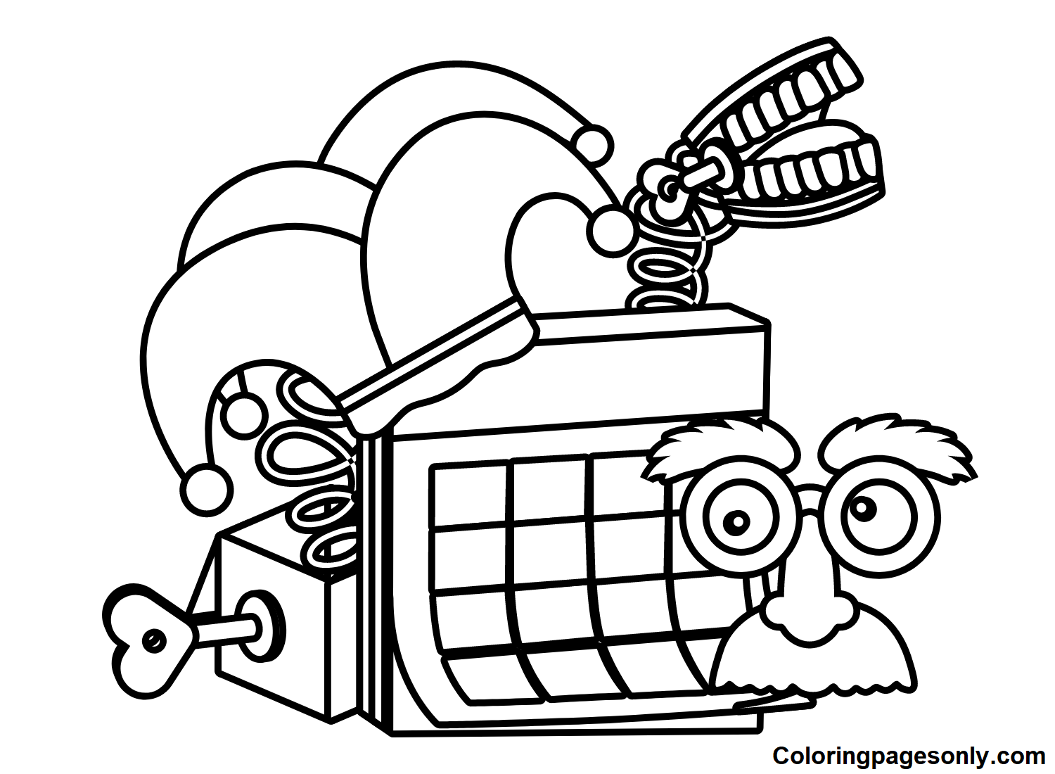 Print April Fools’ Day Coloring Page