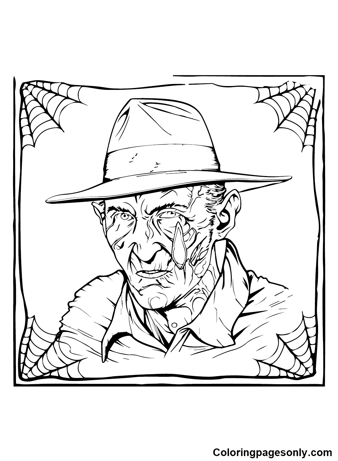 Printable Freddy Krueger Coloring Pages
