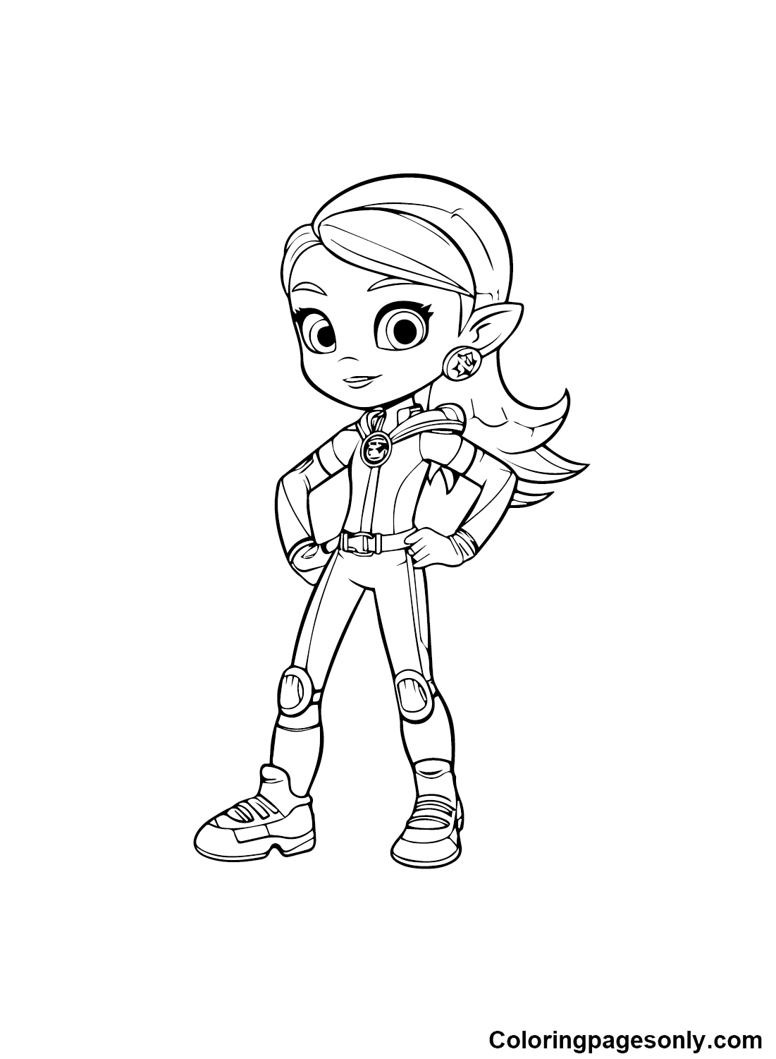 Rainbow Rangers Images to Print Coloring Page