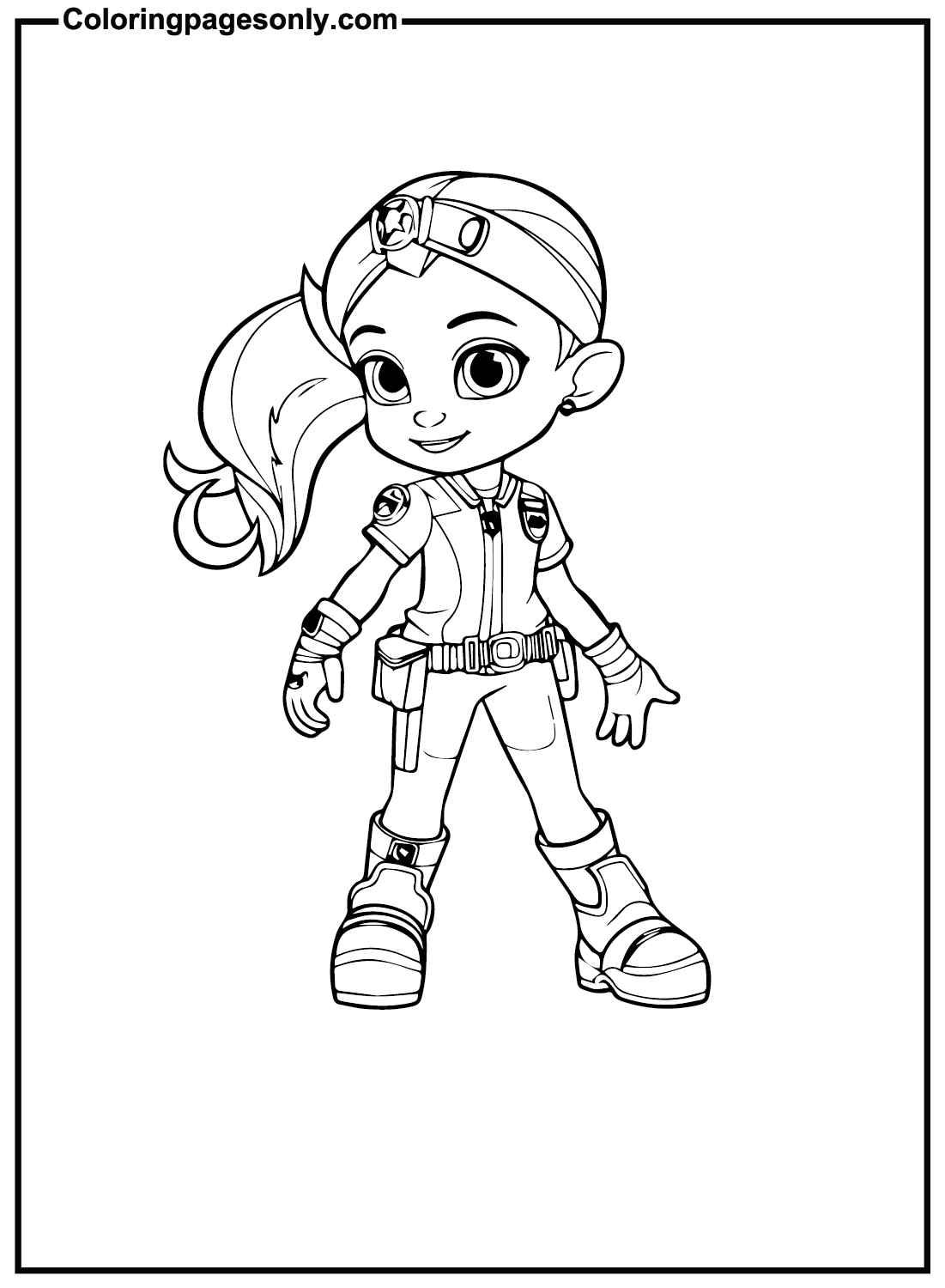 Rainbow Rangers Images Coloring Pages