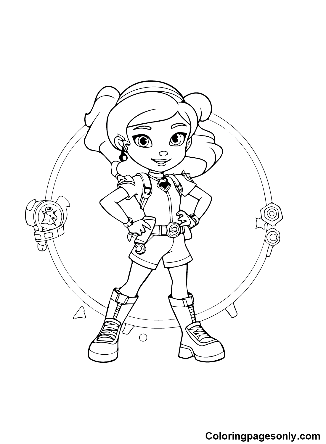 Rainbow Rangers Toys Coloring Pages
