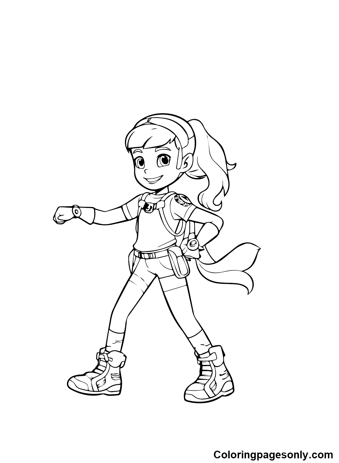 Rainbow Rangers to Print Coloring Page