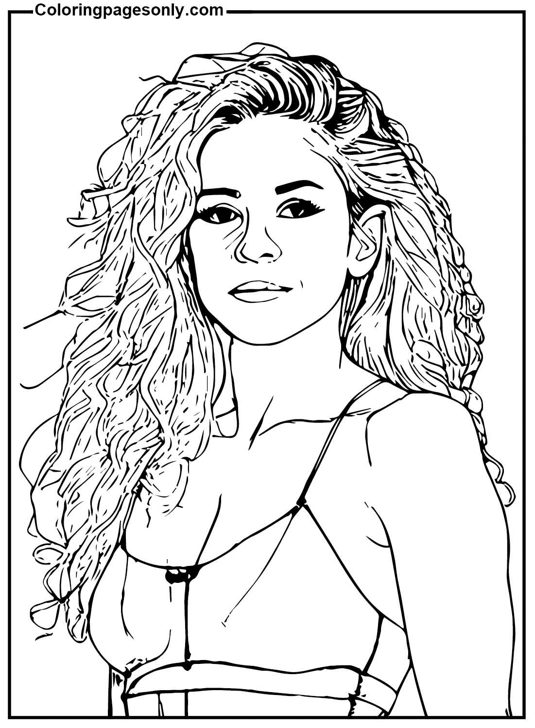 shakira-coloring-pages