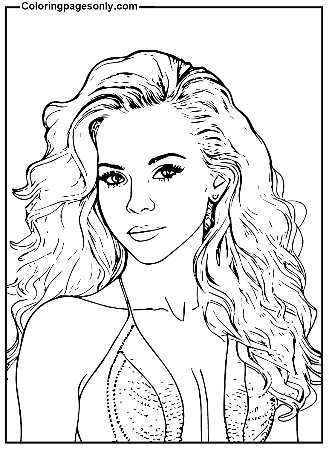 Shakira Pictures Coloring Pages