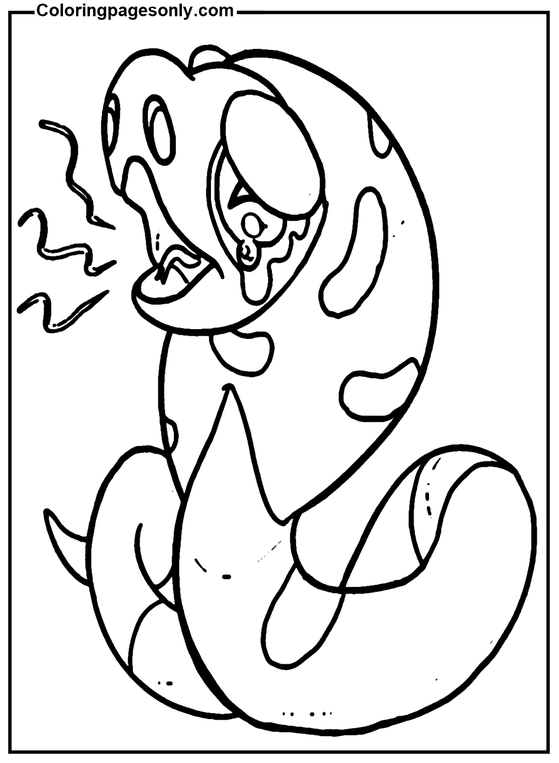 Silicobra Pokemon Pictures Coloring Pages