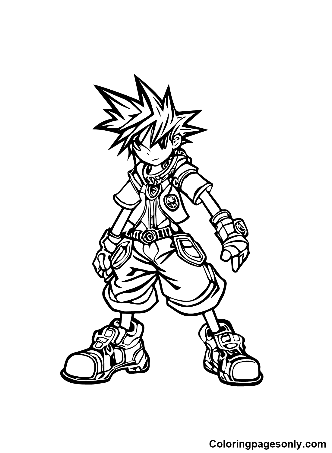 Sora Coloring Pages