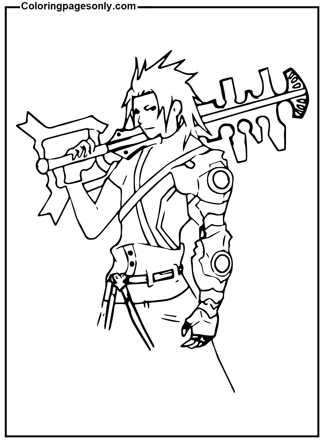 Terra Kingdom Hearts Coloring Pages