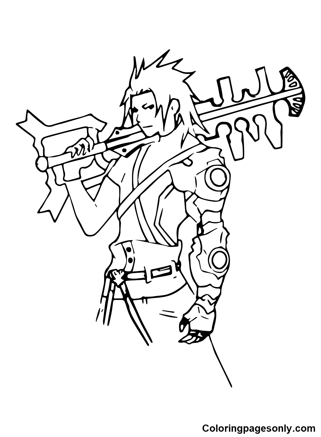 Terra Kingdom Hearts Coloring Pages