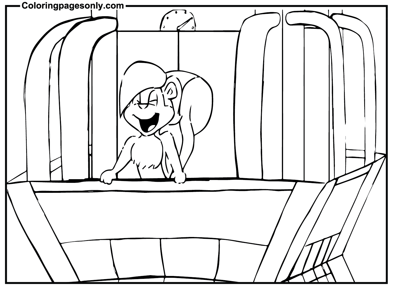 Tiny Toon Fifi La Fume Coloring Pages