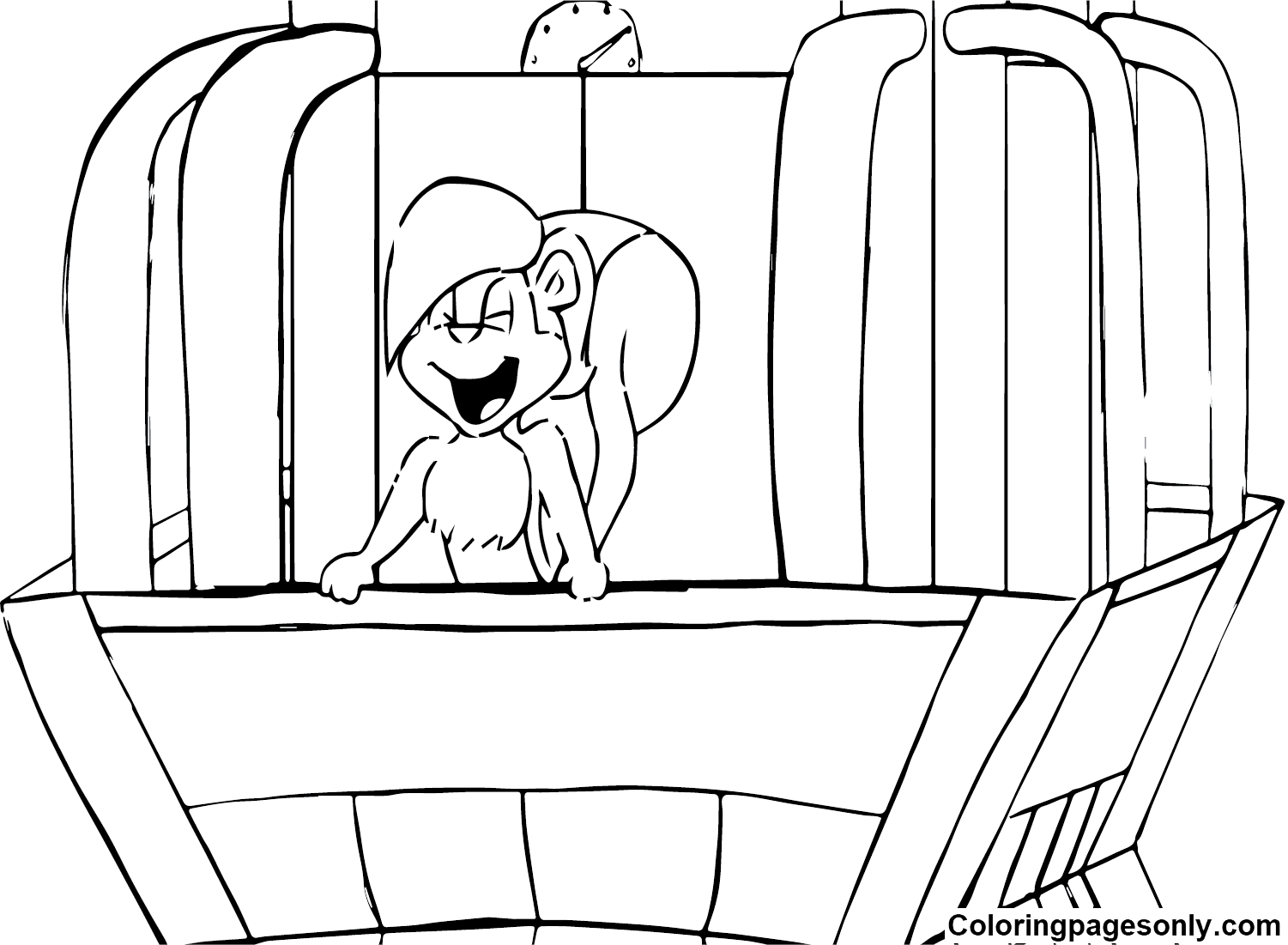 Tiny Toon Fifi La Fume Coloring Pages
