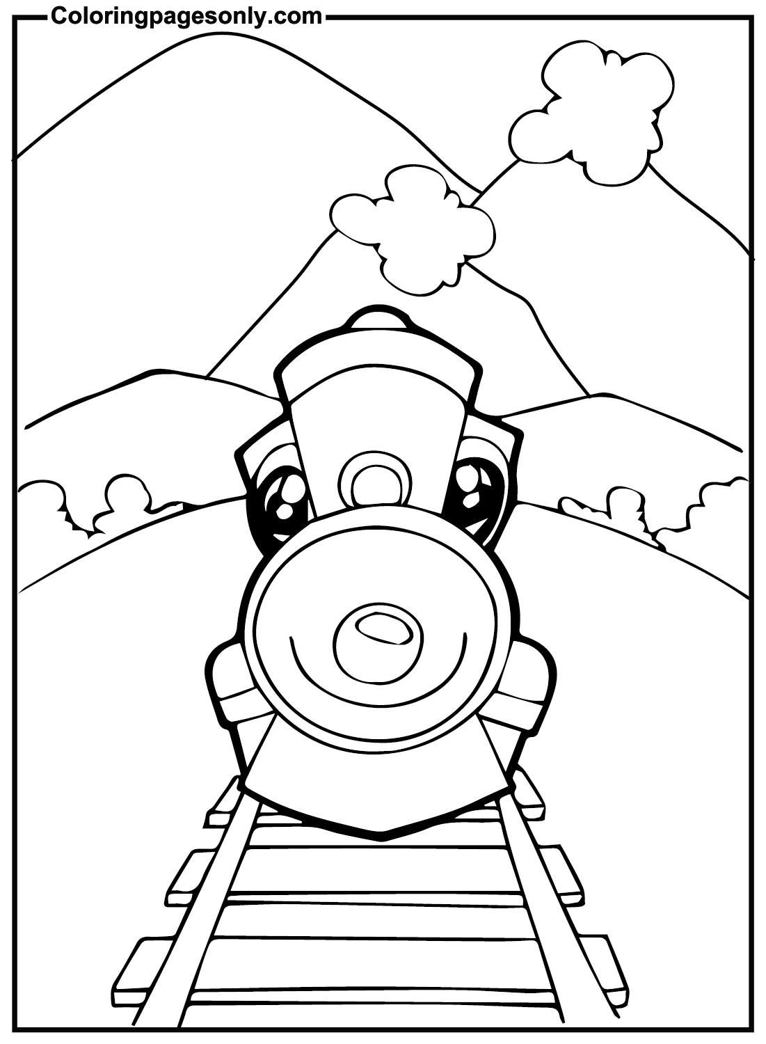 Train To Print Coloring Pages