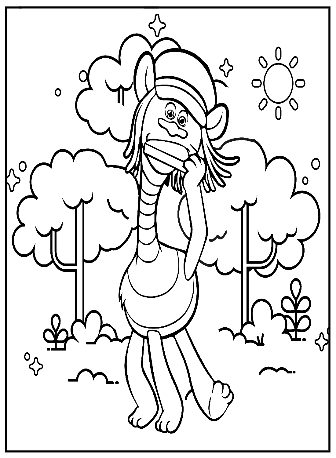 Trolls World Tour Pictures Coloring Pages