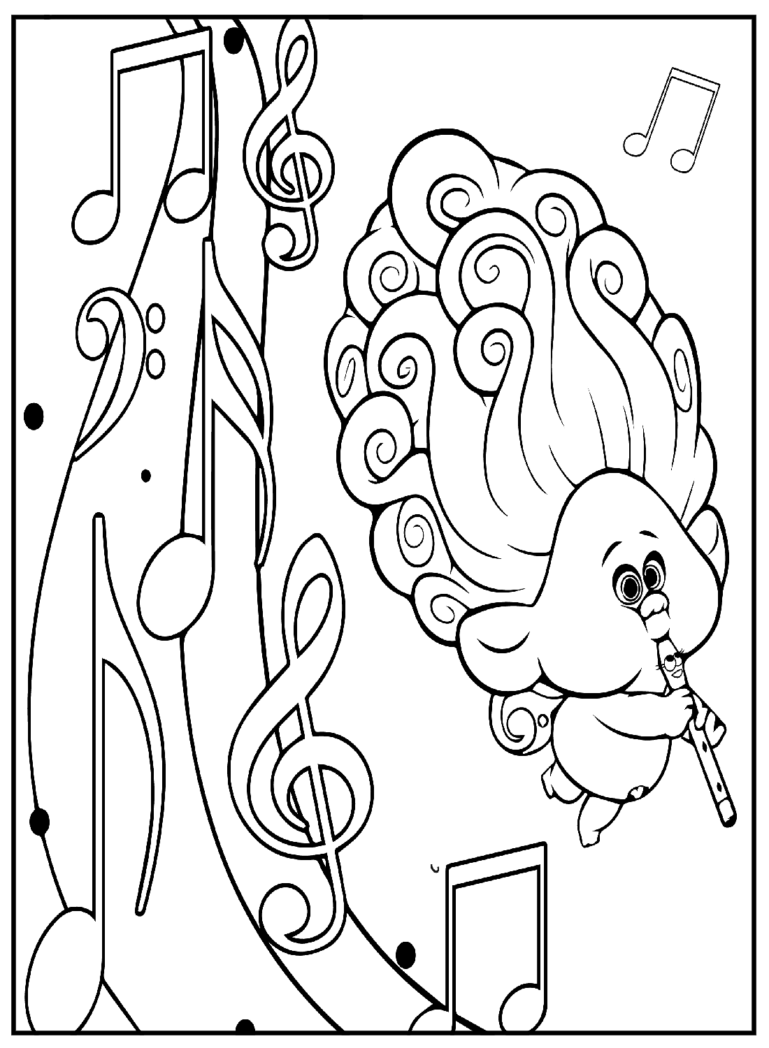 Trolls World Tour Sheets Coloring Pages