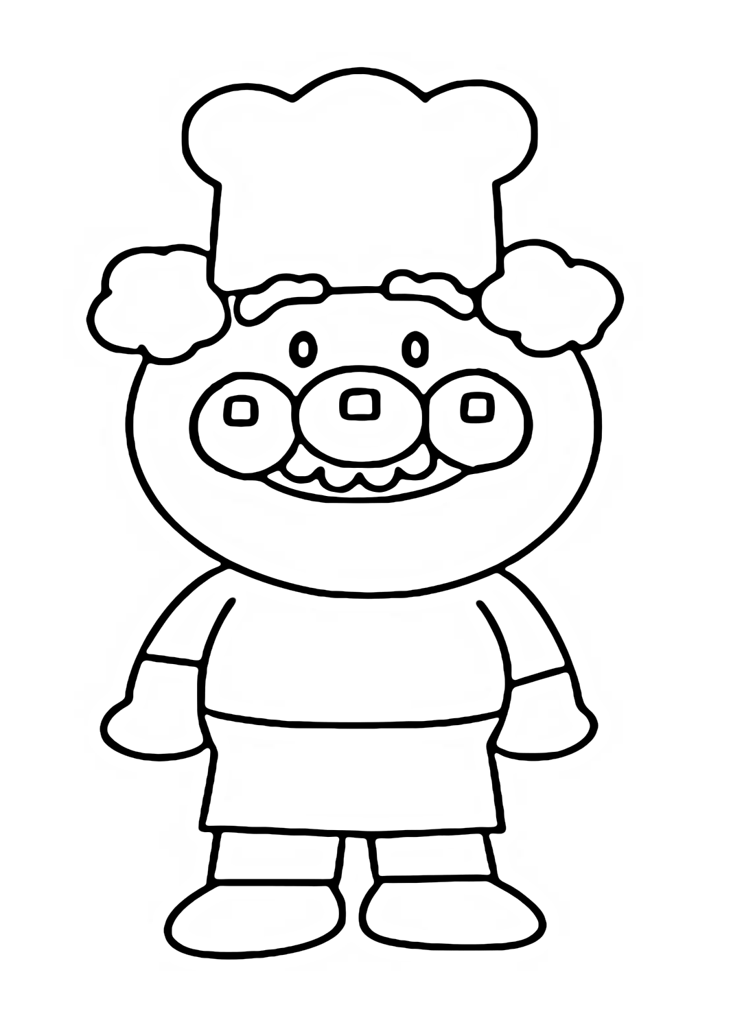 Uncle Jam from Anpanman Coloring Pages