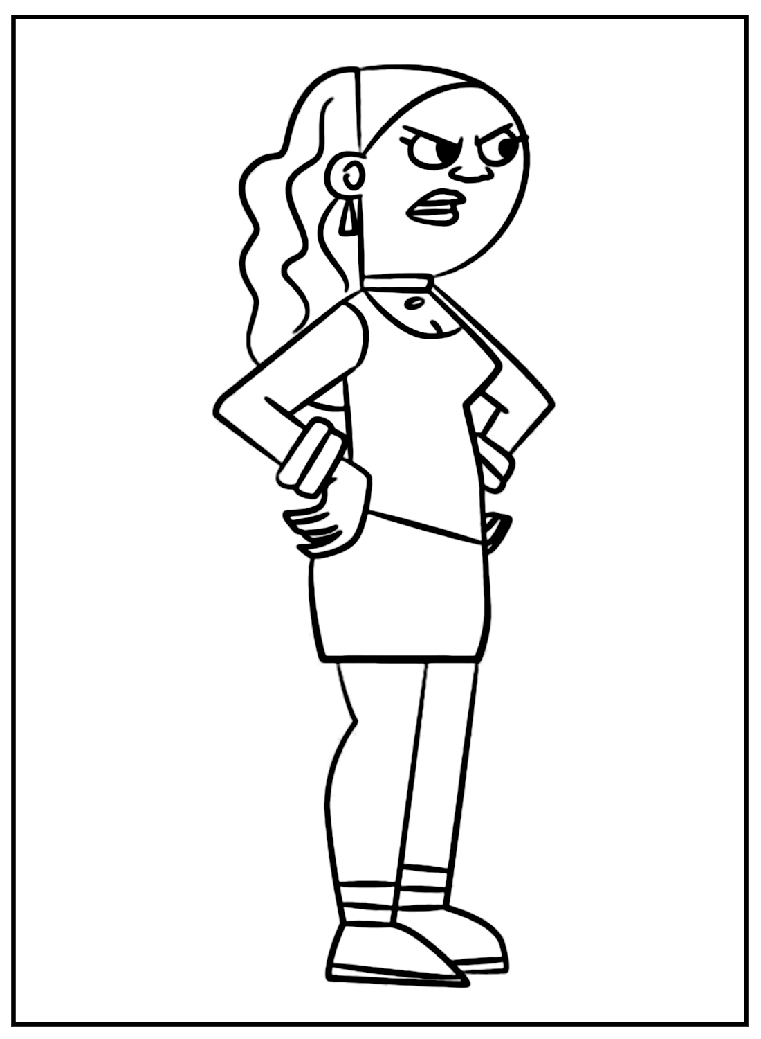 Valerie Gray Danny Phantom Coloring Pages