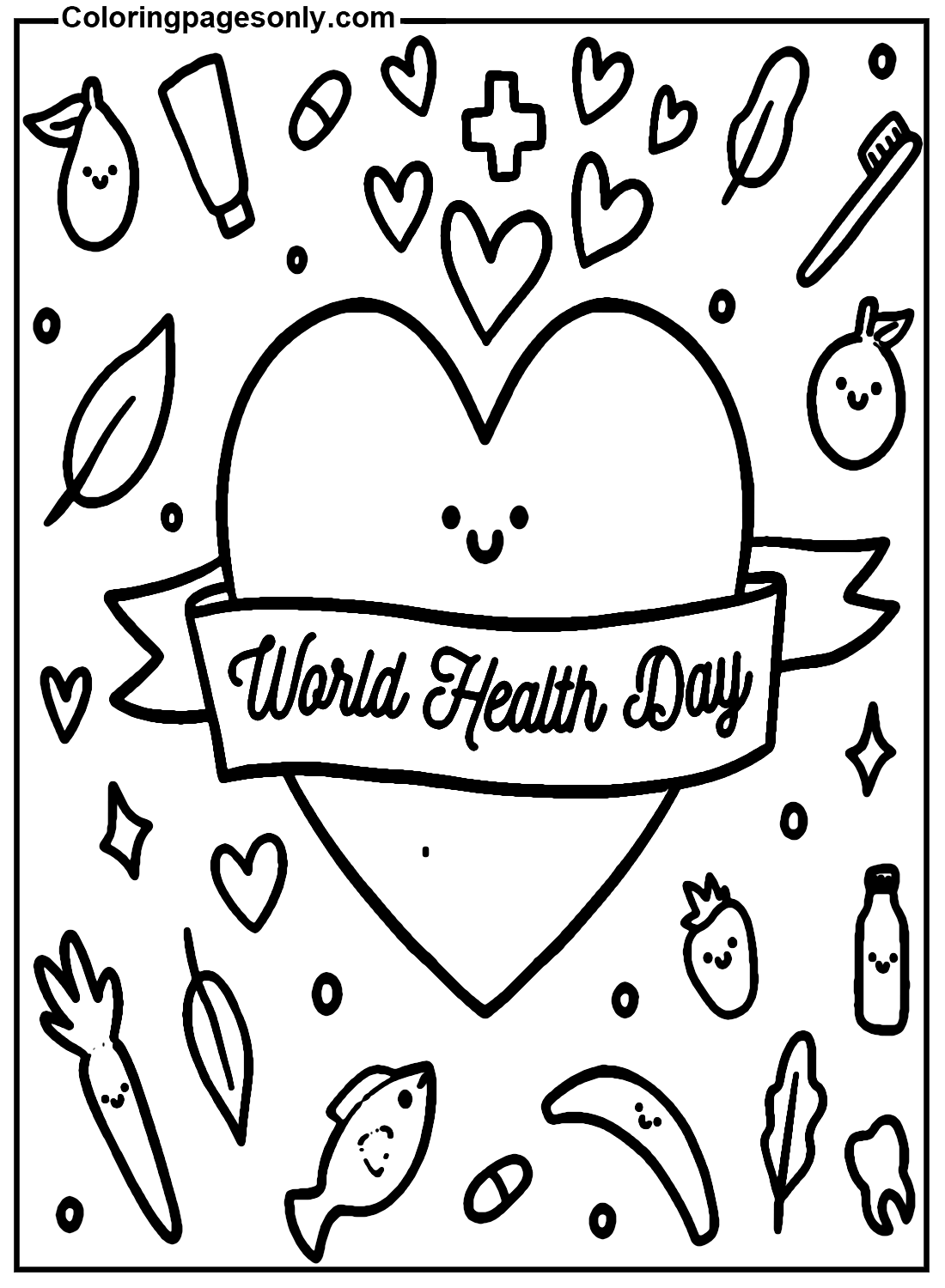 Wereldgezondheidsdag Gratis printbaar vanaf Wereldgezondheidsdag