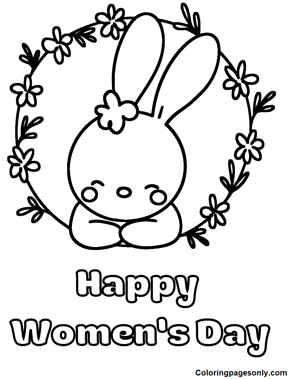 Free Happy Women’s Day Coloring Pages