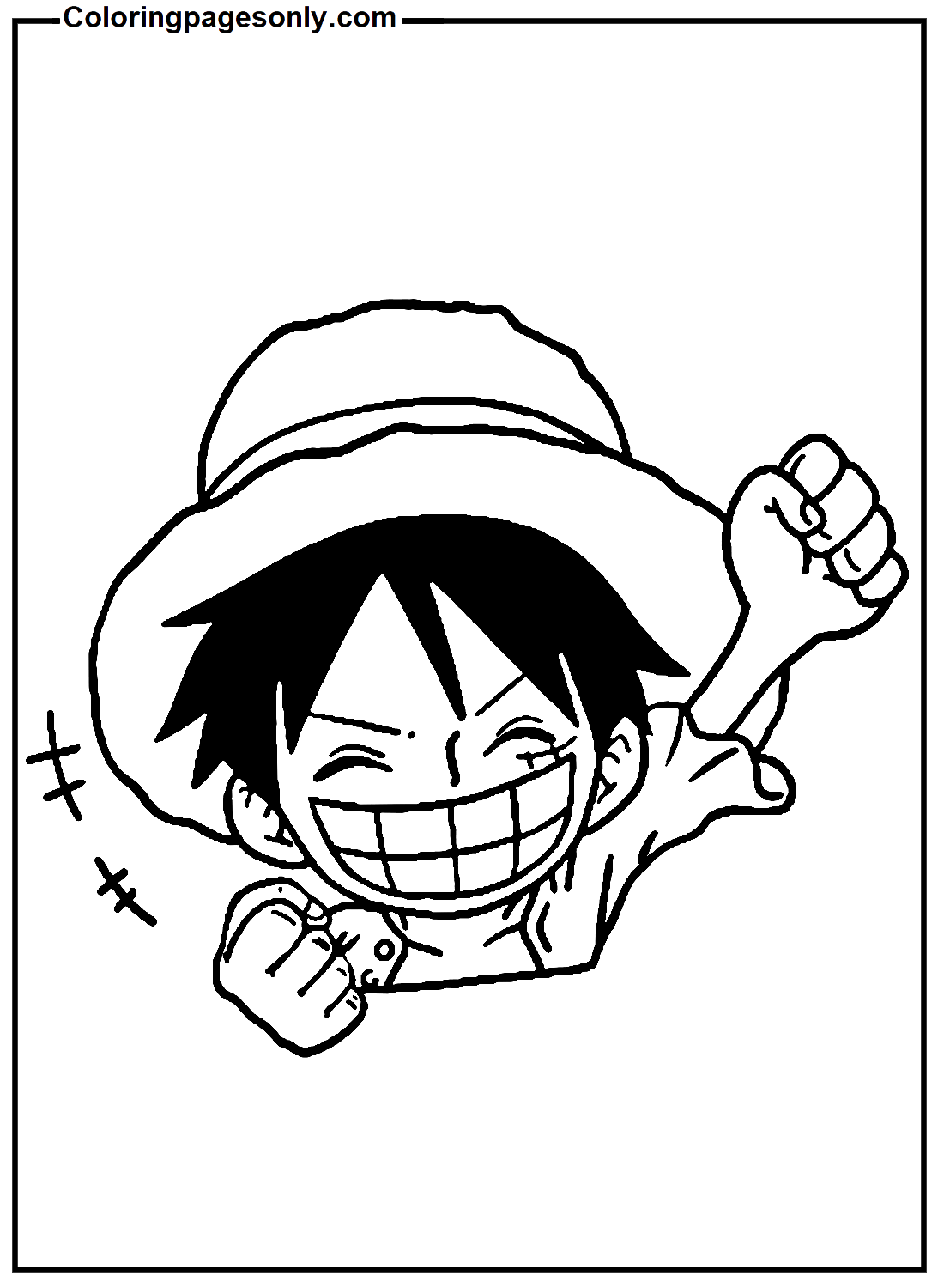 Happy Cute Luffy from Luffy