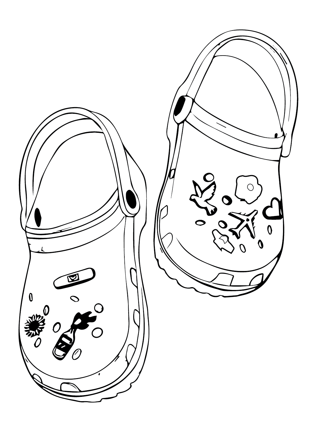 22 Free Printable Crocs Coloring Pages