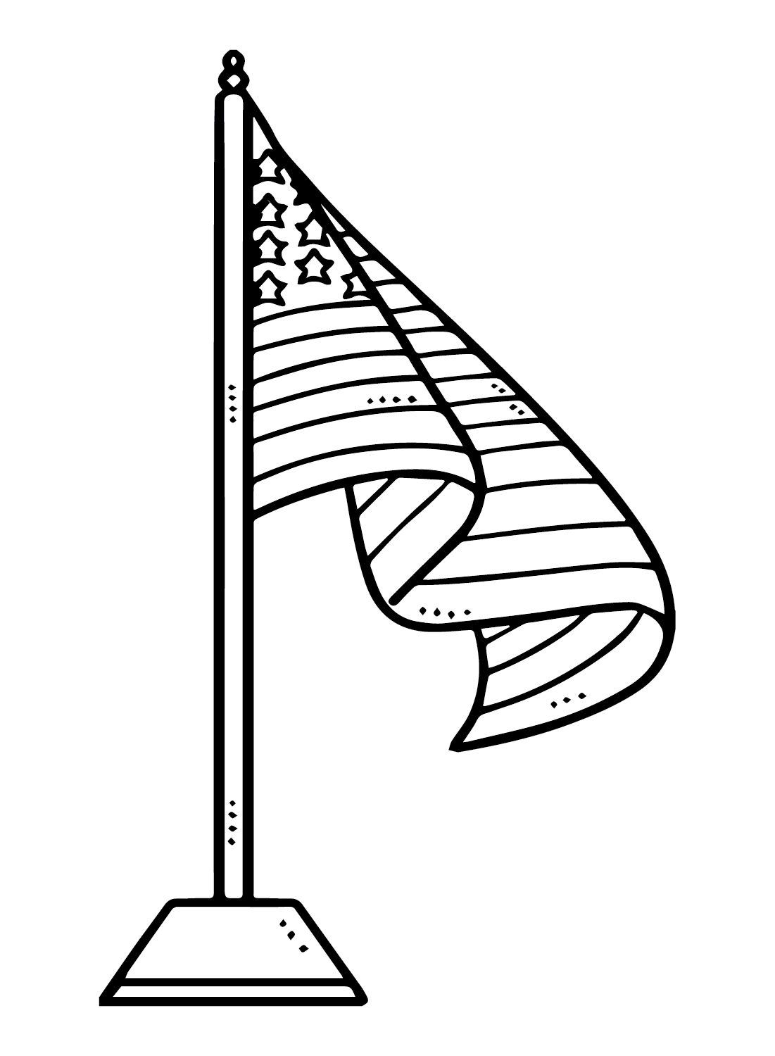 American Flag Images Coloring Page - Free Printable Coloring Pages