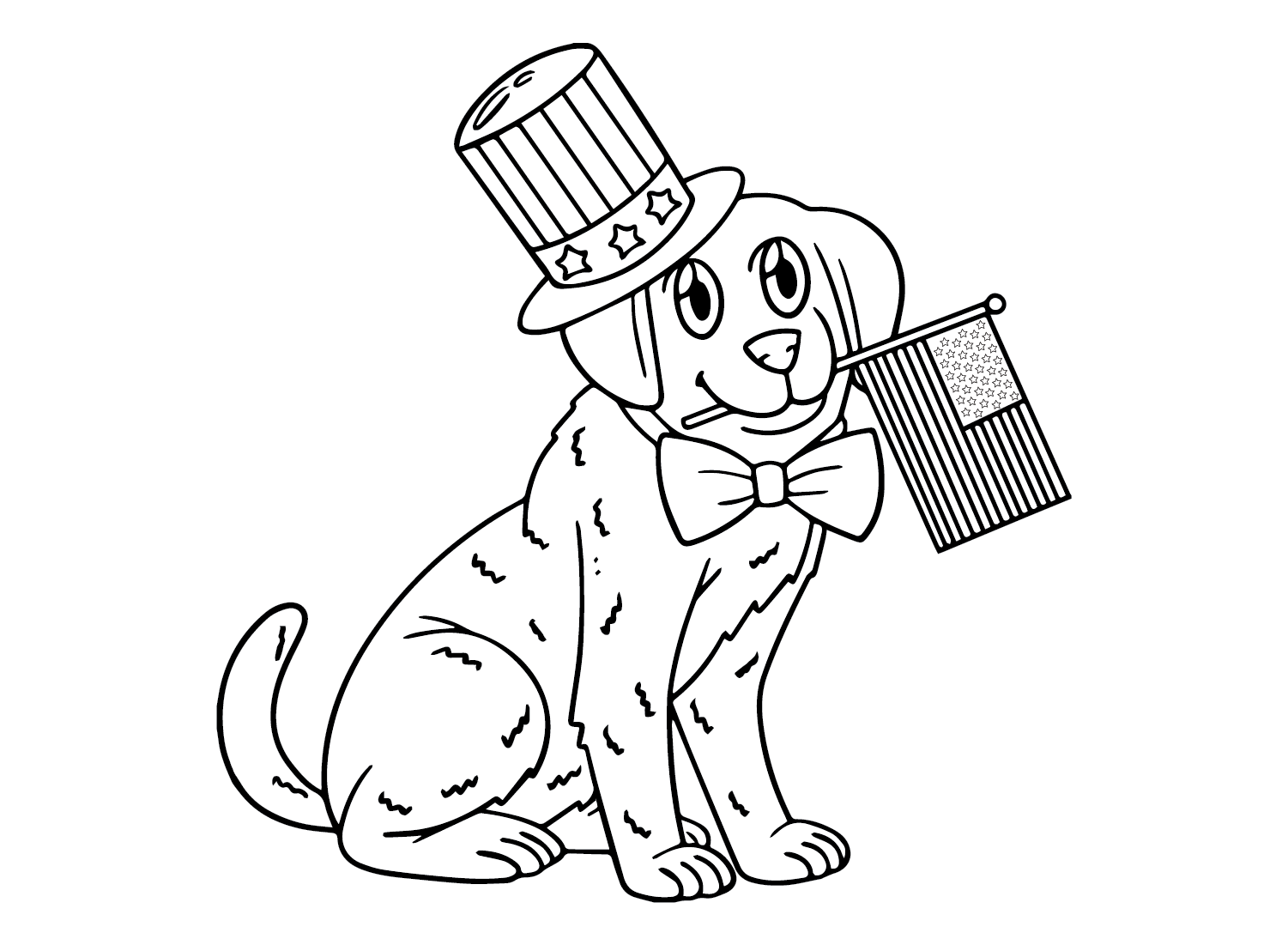American Flag Pictures Coloring Page