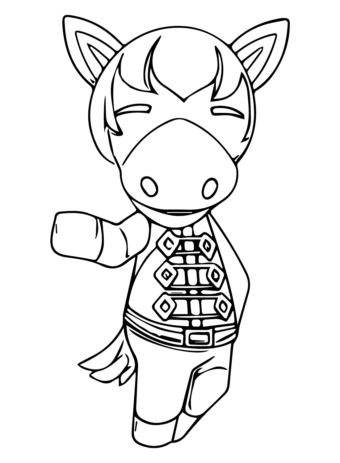 Animal Crossing Printable Coloring Page Free Printable Coloring Pages