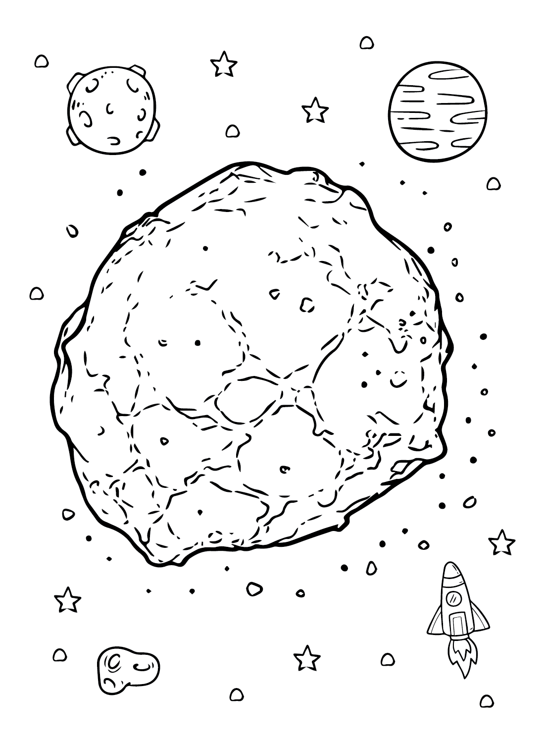 Астероидный дудл от Asteroid