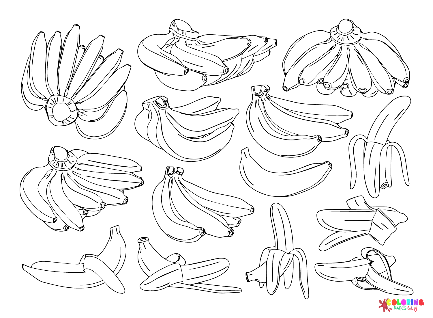 Банановые изображения из бананов