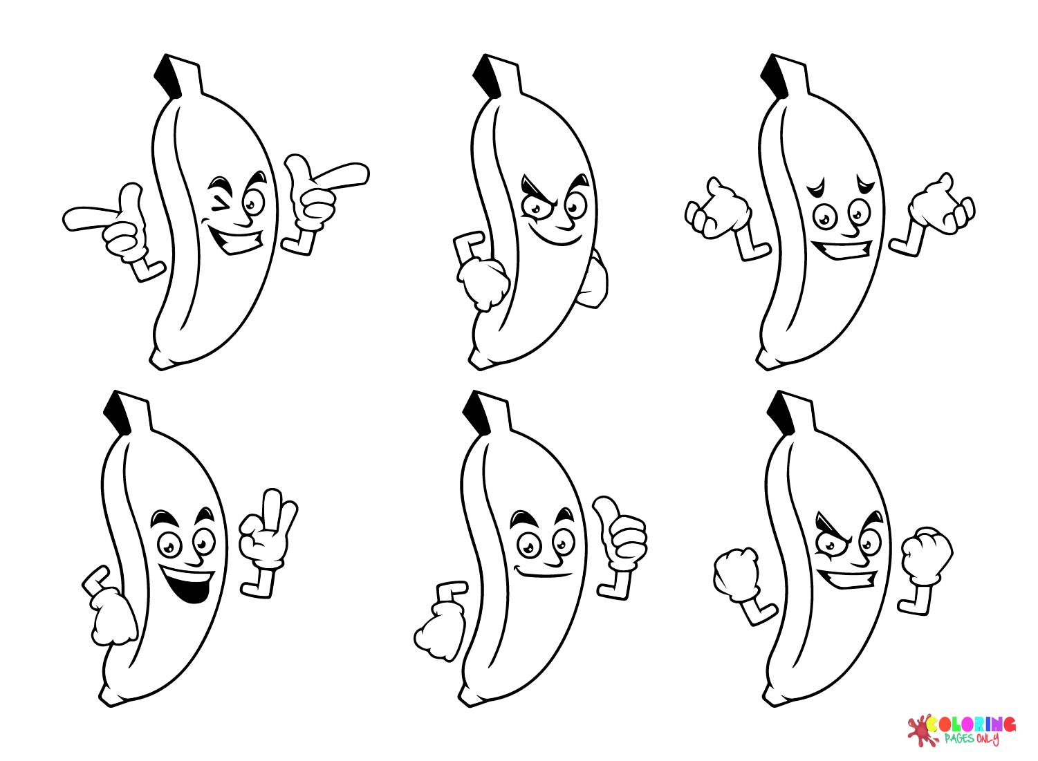 Mascota del plátano de Bananas