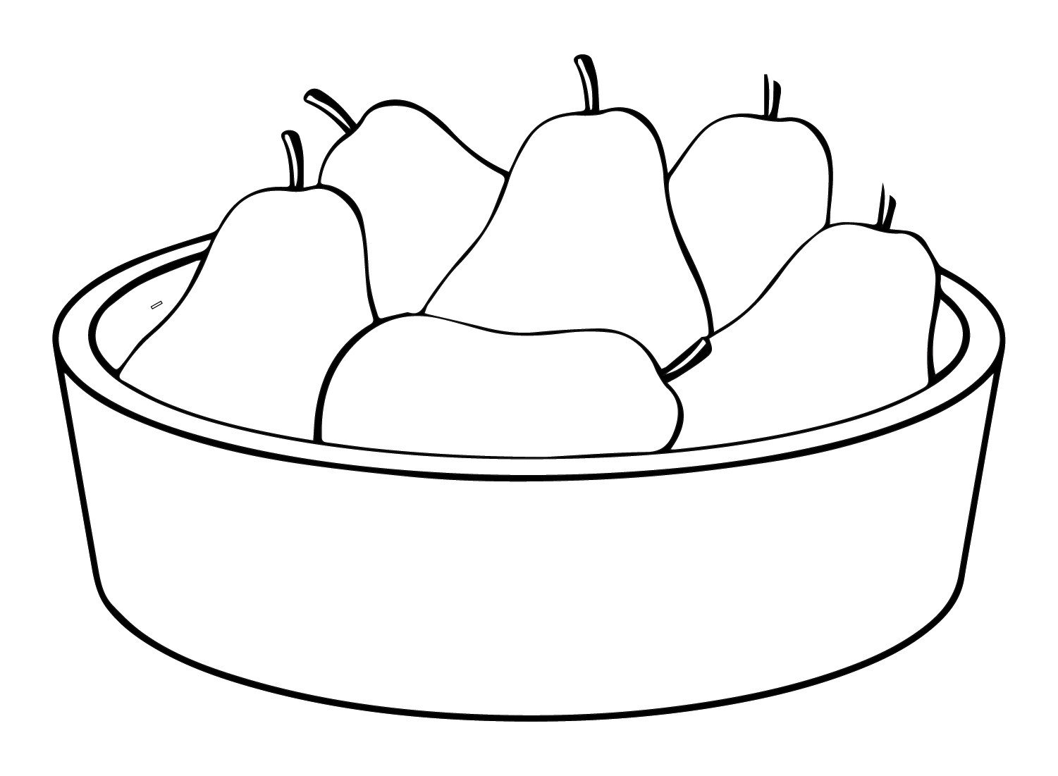 Peras de canasta de peras