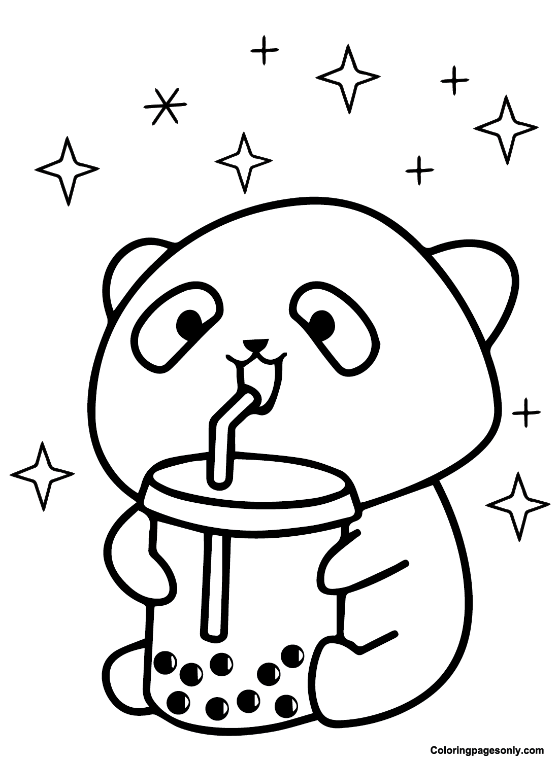 Starbucks Boba Tea Coloring Page Free Printable Coloring Pages
