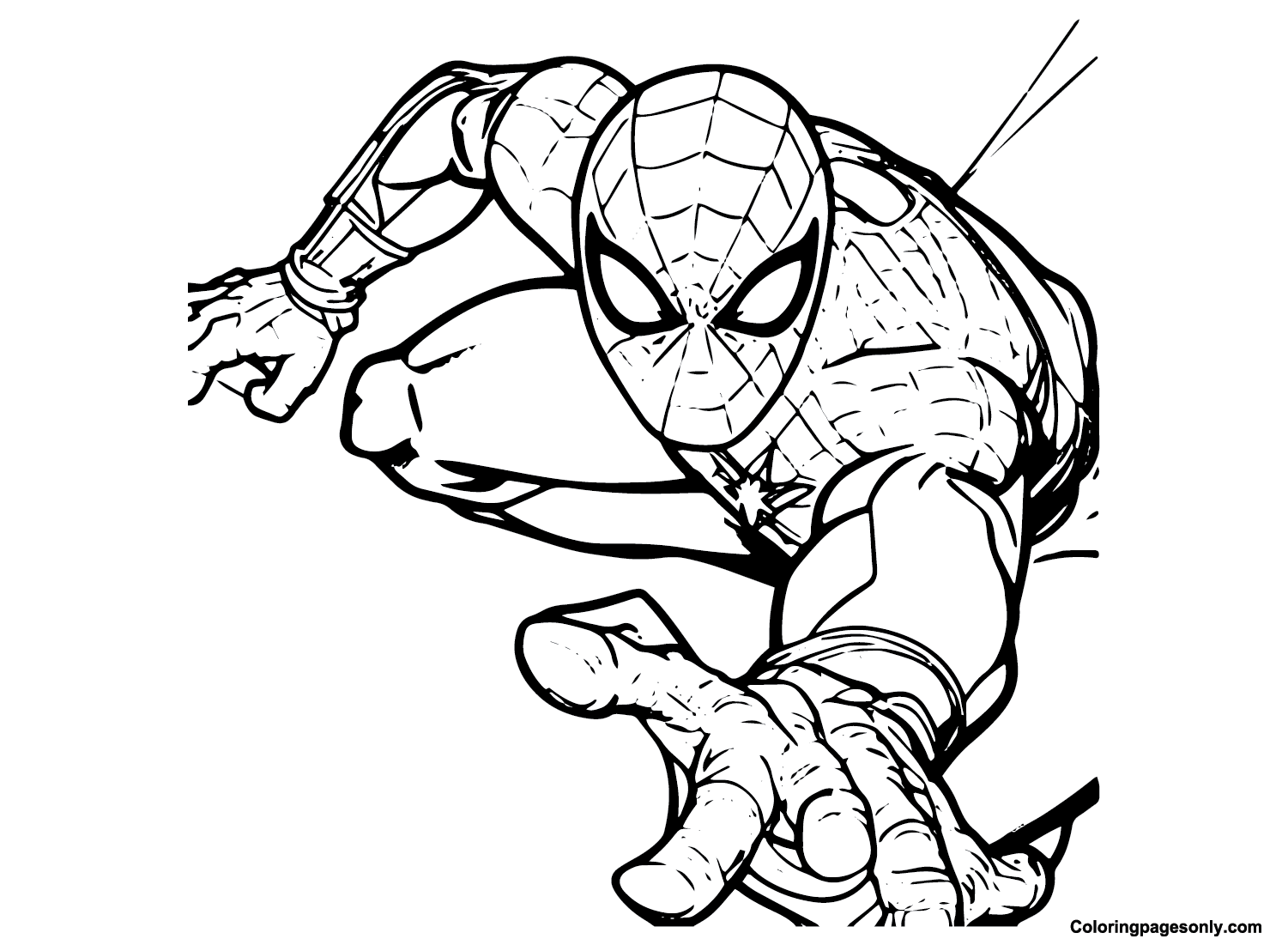 Best Spidey Coloring Pages