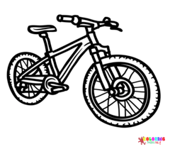 Bicycle Coloring Pages