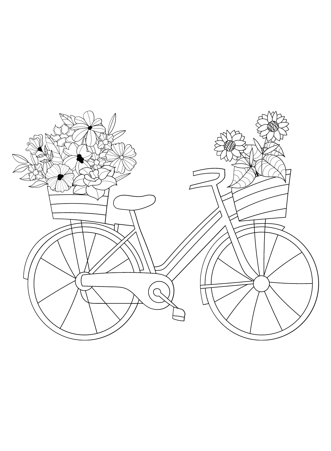 Bicicleta com lindas flores from Bicicleta