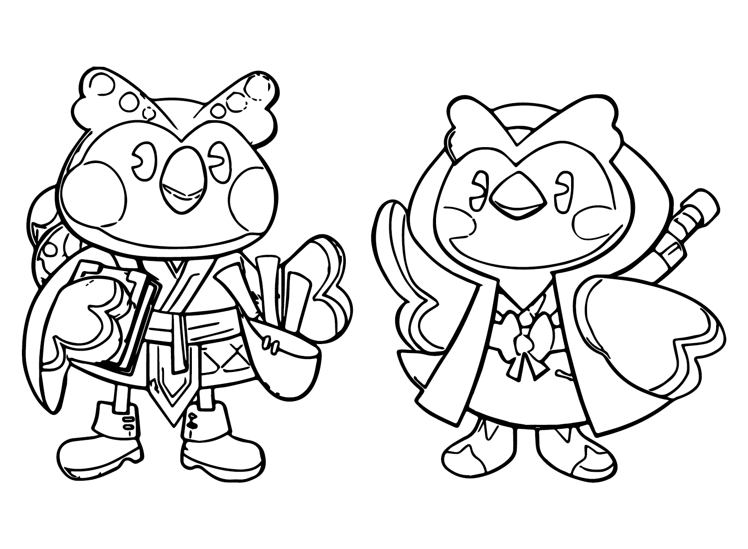 Blathers Coloring Pages Animal Crossing Coloring Pages Páginas para