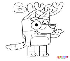 Bluey Coloring Pages