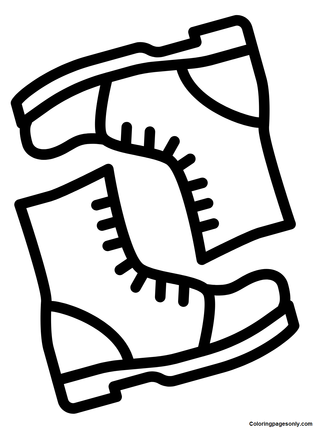 Boots to Print Coloring Page