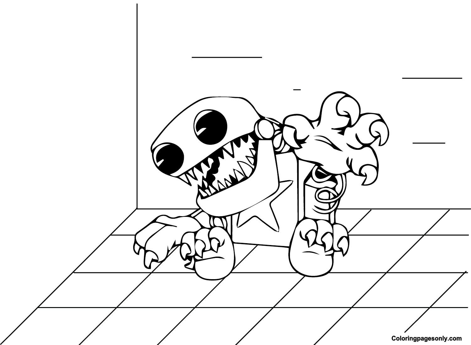 Boxy Boo Download Coloring Pages