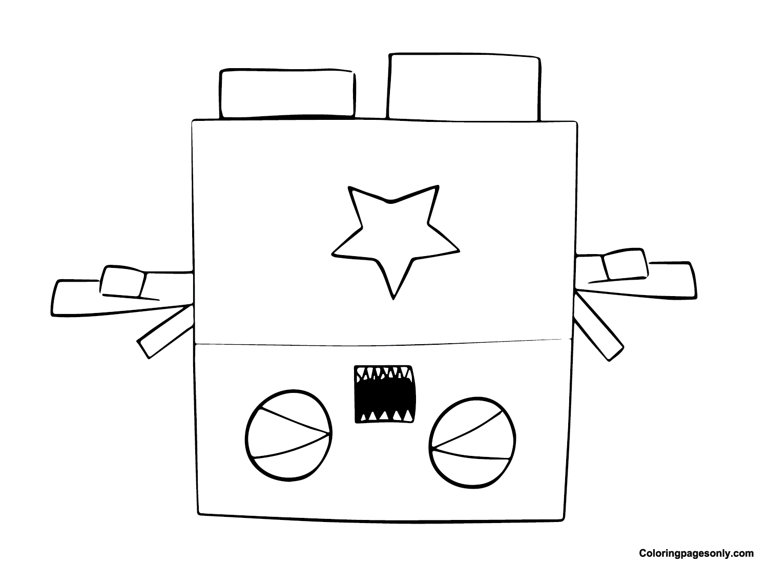 Boxy Boo Tekening van Boxy Boo