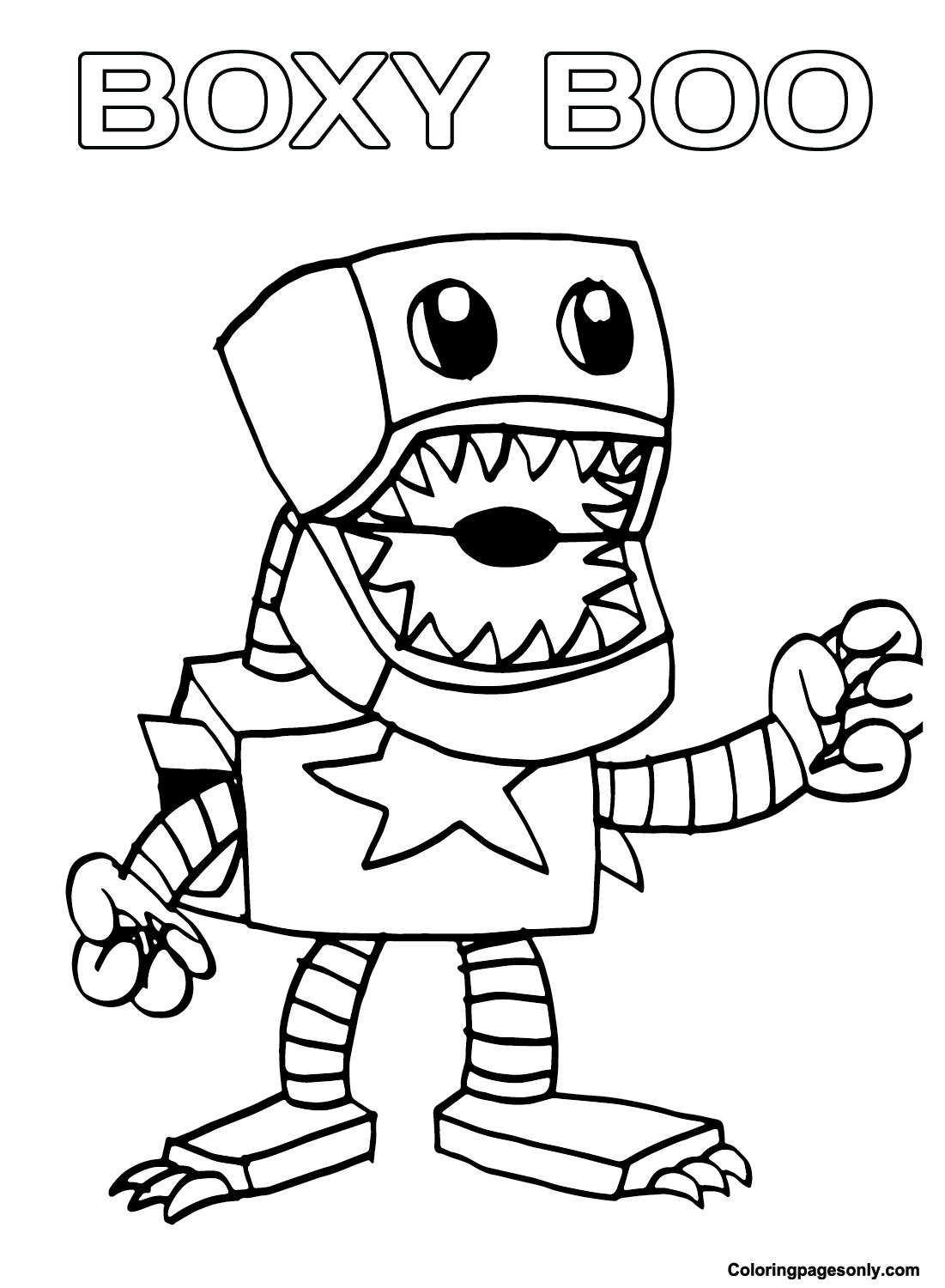 Boxy Boo Images Coloring Pages Boxy Boo Coloring Pages Páginas para