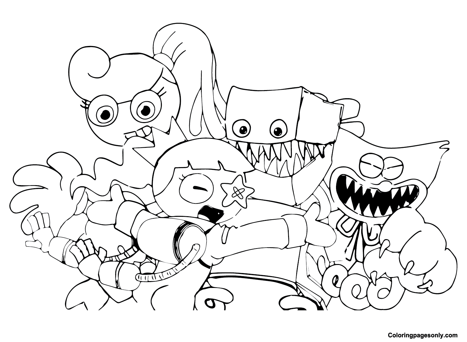 Desenhos para colorir de desenho Boxy Boo - Desenhos para colorir