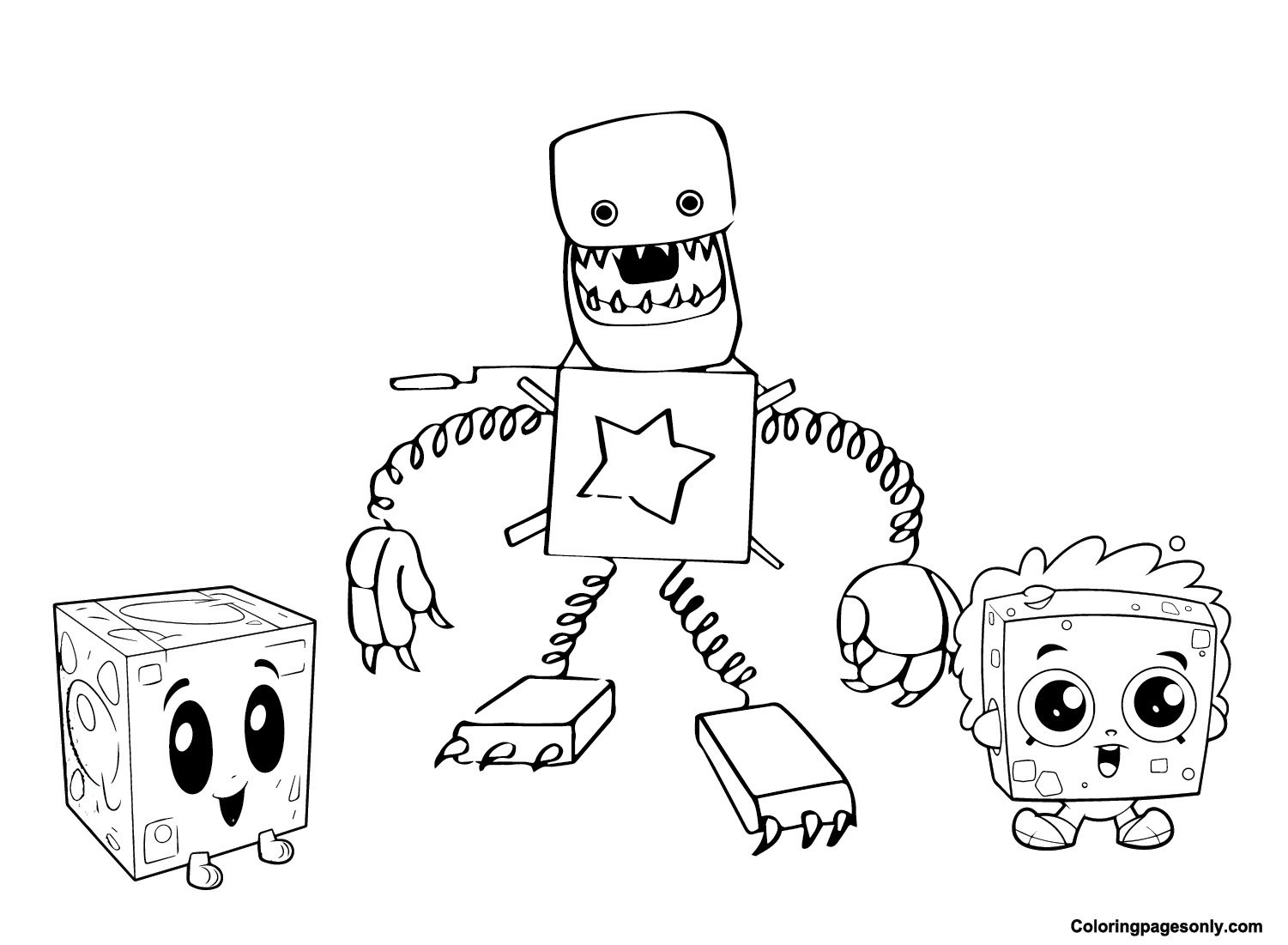 Boxy Boo Pictures Coloring Pages