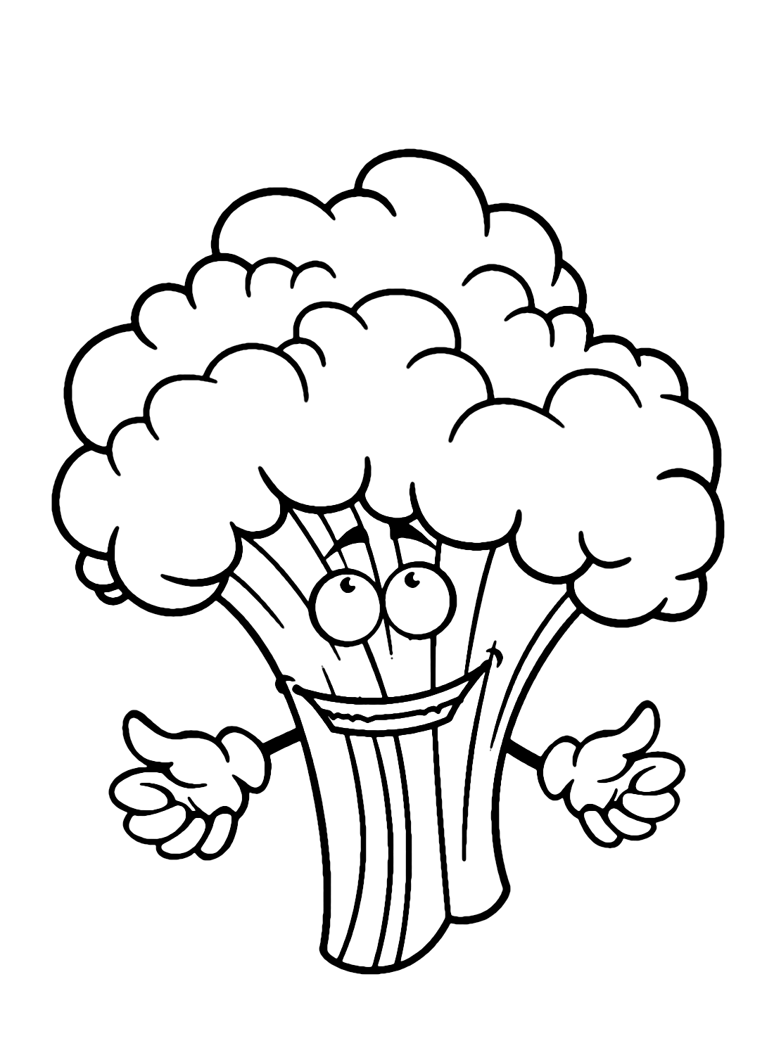 Broccoli Cartone animato di Broccoli