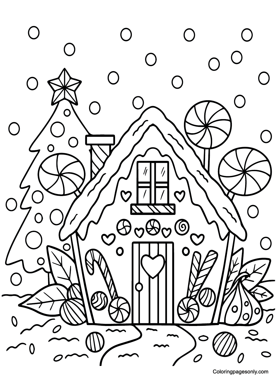 Candyland Images Coloring Pages