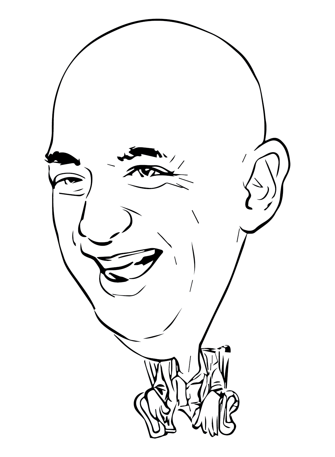 Karikaturen Jeff Bezos van Jeff Bezos