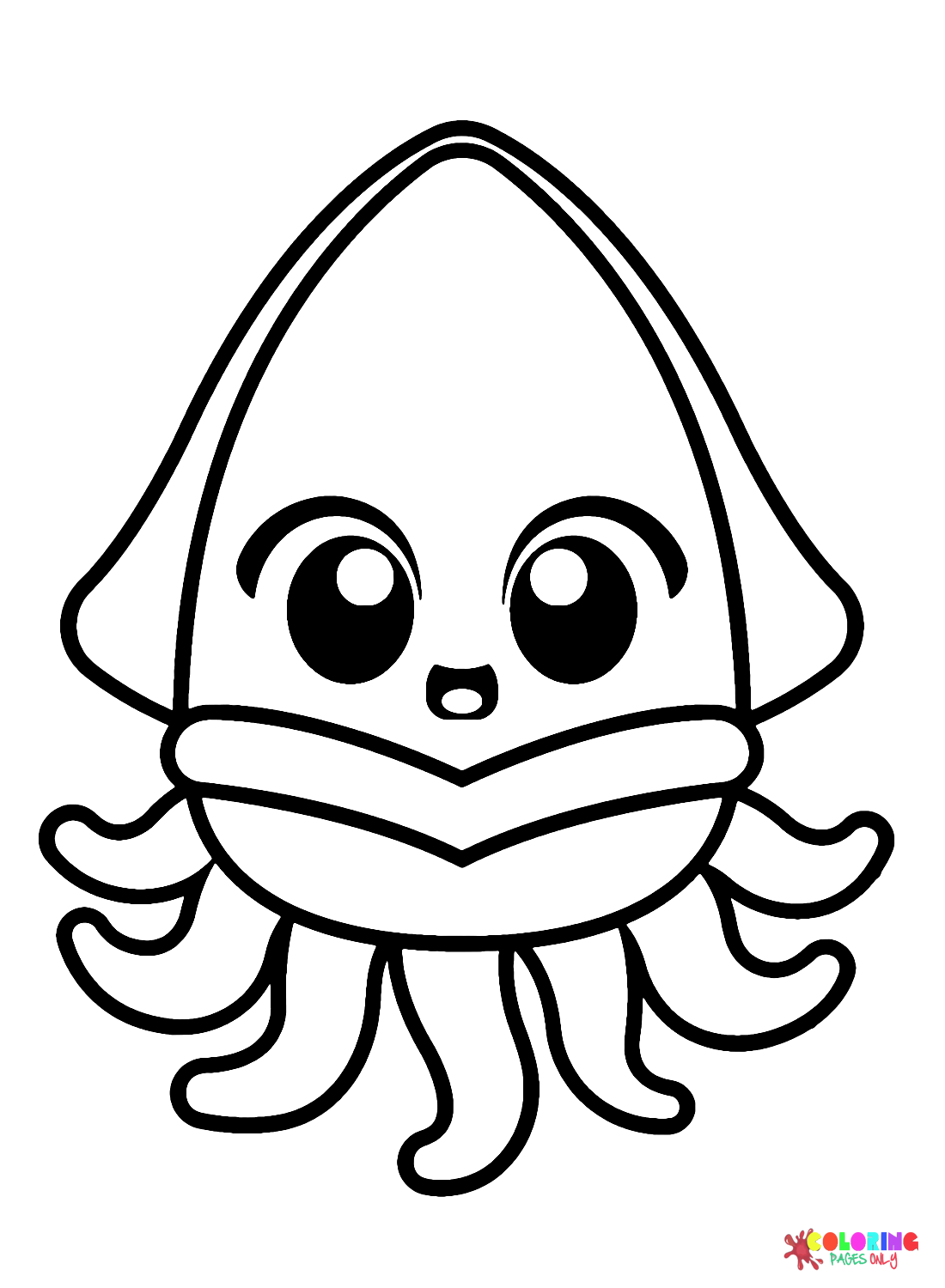 Cartoon-Tintenfisch von Cuttlefish