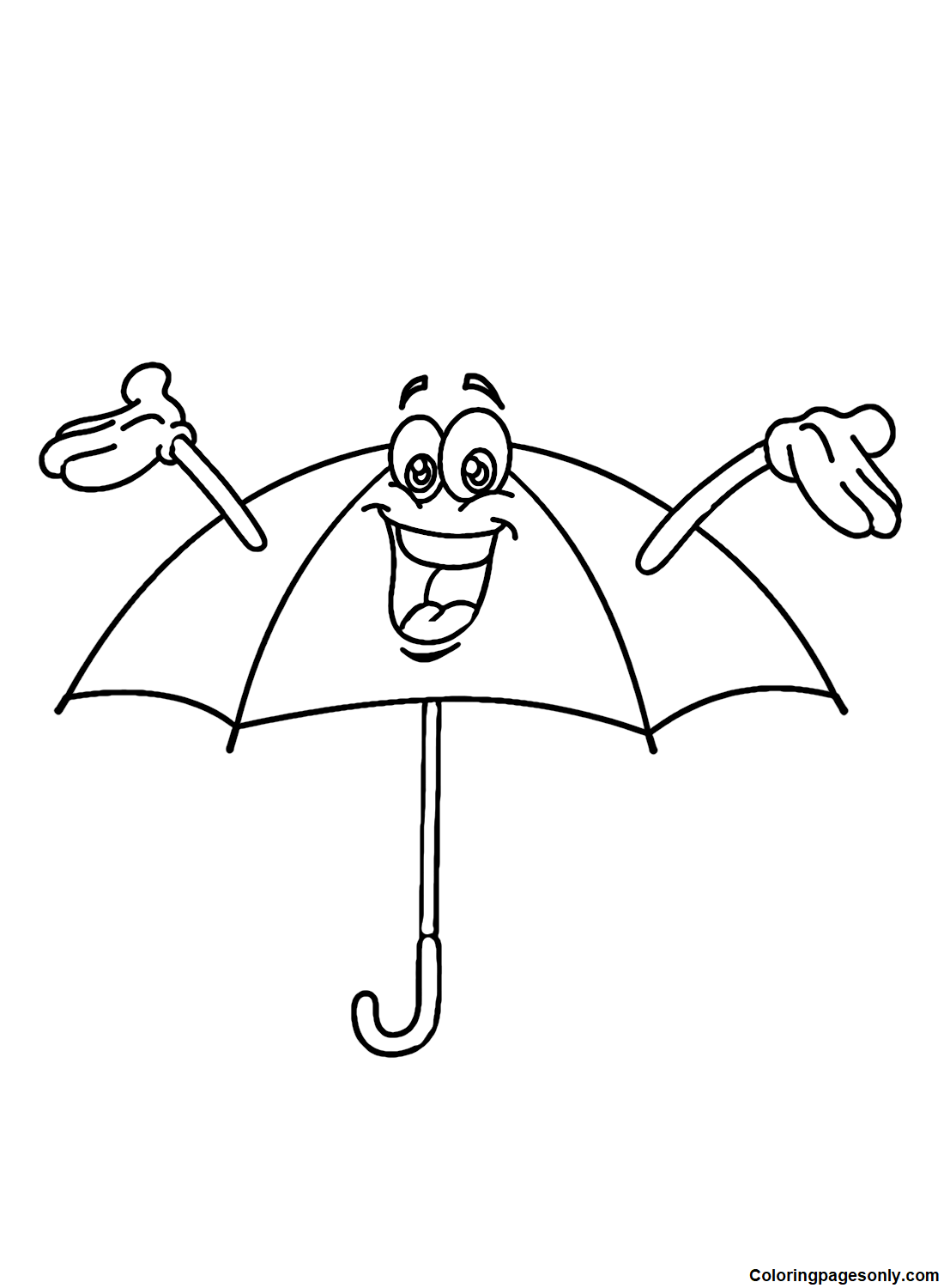 Guarda-chuva de desenho animado da Umbrella